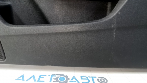 Door trim card front right Honda Civic X FC 16-21 4d rag black with beige insert, for cleaning, bump, dent, scratches, abrasions