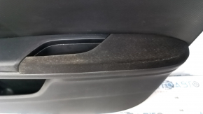 Door trim card front right Honda Civic X FC 16-21 4d black cloth with black insert, dent, scratches, abrasions, for cleaning, tear