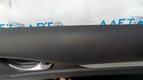 Door trim card front right Honda Civic X FC 16-21 4d black cloth with black insert, dent, scratches, abrasions, for cleaning, tear