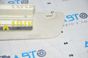 Left visor Tesla Model S 12-20 base, beige, chemically treated