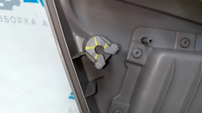 Door trim card front right VW Passat b7 12-15 USA gray, armrest leather, insert gray, dents, scratches, abrasions, broken fastener