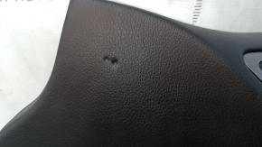 Door trim card front right VW Golf 15 - black, armrest leather, gray molding, bumps, scratch