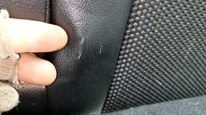 Rear row of seats 2nd row Jeep Compass 19-21 combined black leather with red stitching, Trailhawk, dry clean, tears, burns, scratches