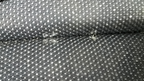 Rear row of seats 2nd row Jeep Compass 19-21 combined black leather with red stitching, Trailhawk, dry clean, tears, burns, scratches