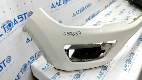 Bumper front bare upper part Jeep Compass 17-21 Trailhawk, white, scratches