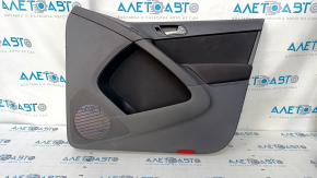 Door trim card front right VW Tiguan 09-17 black, with black insert cloth, armrest cloth, scuffs, dents