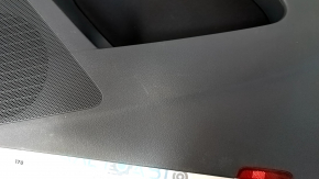 Door trim card front right VW Tiguan 09-17 black, with black insert cloth, armrest cloth, scuffs, dents