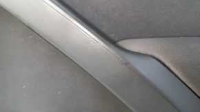 Door trim card front right VW Tiguan 09-17 black, with black insert cloth, armrest cloth, scratches, dents