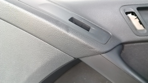 Door trim card front right VW Tiguan 09-17 black, with black insert cloth, armrest cloth, scratches, dents