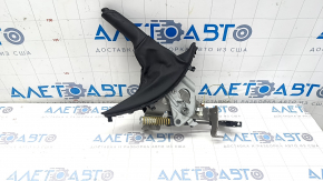 Parking brake lever BMW 3 F30 12-18 black, scratches, needs cleaning