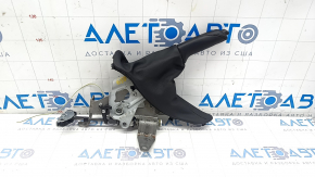 Parking brake lever BMW 3 F30 12-18 black, scratches, needs cleaning