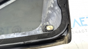 Window blind glass rear left Toyota Venza 21 - chrome, broken guides, scratches