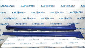 Set of thresholds BMW 3 G20 19- with illumination, M Sport, blue, scratches, breakage of illumination mount
