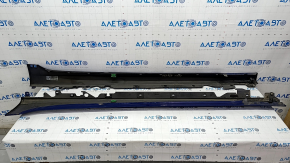 Set of thresholds BMW 3 G20 19- with illumination, M Sport, blue, scratches, breakage of illumination mount