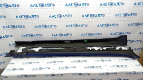 Set of thresholds BMW 3 G20 19- with illumination, M Sport, blue, scratches, breakage of illumination mount