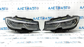 Headlights front set BMW 3 G20 19-22 LED Laserlicht, with mount, sand