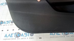 Door trim card front left Honda Civic X FC 16-21 4d cloth black with gray insert, dent, scuffs, abrasions