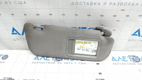 Right visor Toyota Venza 21 - gray, without hook, for dry cleaning, soot