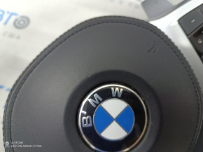 Steering wheel complete with AIRBAG BMW 3 G20 19 - black leather under heated paddles, M Sport, scuffs, scratches