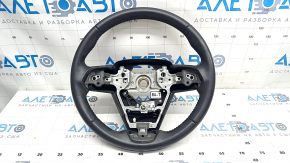 Naked steering wheel Toyota Venza 21 - black leather without heating, with steering wheel computer, scratches