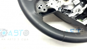 Naked steering wheel Toyota Venza 21 - black leather without heating, with steering wheel computer, scratches