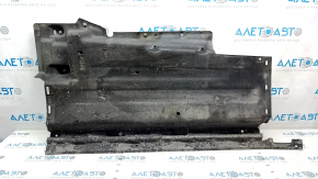 Left underbody protection Audi Q5 8R 09-17 tears, worn