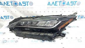 Headlight front left bare Toyota Venza 21- LE reflector, broken fasteners, cracks, no fragment, driftwood