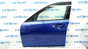 Door assembly front left BMW 3 G20 19- keyless, blue C31, butt, scratches on the trim, the seal came off