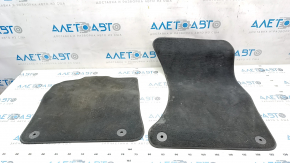 Set of floor mats for Audi Q5 8R 09-17 cloth black, for cleaning
