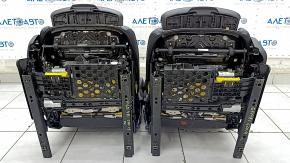 Complete set of seats BMW 3 G20 19-22 with airbag, electric, memory, M Sport, black leather with blue stitching, scratches, dents, rear row for cleaning