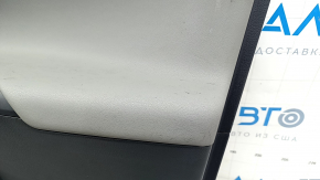 Door trim card front right Toyota Venza 21- LE, XLE leather, black-gray, scratches, for cleaning