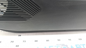 Door trim card front right Toyota Venza 21- LE, XLE leather, black-gray, scratches, for cleaning