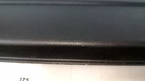 Door trim card front left Honda HR-V 16-22 black with gray insert leather, armrest leather gray, scratches, for cleaning