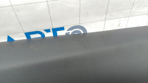 Door trim card front left Toyota Venza 21- LE, XLE leather, black-gray, scratches, tear, needs cleaning