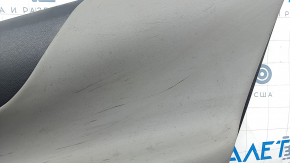 Door trim card rear right Toyota Venza 21- LE, XLE leather, black-gray, scratches, for cleaning