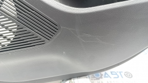 Door trim card rear right Toyota Venza 21- LE, XLE leather, black-gray, scratches, for cleaning