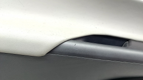 Door trim card rear left Toyota Venza 21- LE, XLE leather, black-gray, scratches, for cleaning