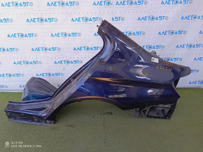 Quarter wing rear left BMW 3 F30 4d 12-18 sawed off, blue, painted