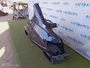 Quarter wing rear left BMW 3 F30 4d 12-18 sawed off, blue, painted