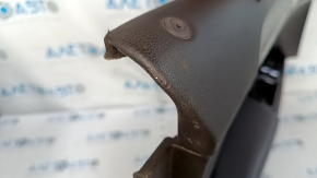 Door trim card front left Ford Fusion mk5 13-16 black with black insert leather, armrest leather, molding under the tree, scratch, scuff, abrasions