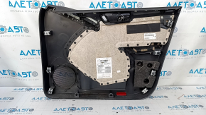 Door trim card front left VW Tiguan 09-17 black with black insert cloth, armrest cloth, bumps, scuffs, for cleaning