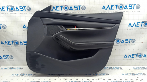 Door trim card front right Mazda 3 19-22 4d leather black, Mexico built