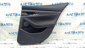 Door trim card rear right Mazda 3 20-22 4d leather black, Mexico built, pokes, tear, scratch
