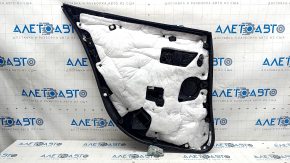 Door trim card rear right Mazda 3 20-22 4d leather black, Mexico built, pokes, tear, scratch