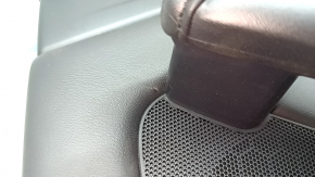 Door trim card rear right Mazda 3 20-22 4d leather black, Mexico built, pokes, tear, scratch