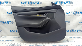 Door trim card front left Mazda 3 19-22 4d leather black, Mexico built