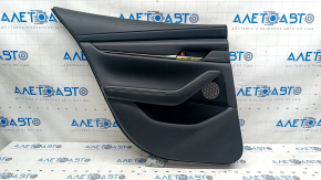 Door trim card rear left Mazda 3 20-22 4d leather black, Mexico built