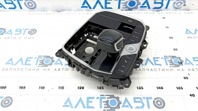 Gear shifter assembly BMW 3 G20 19-22 with handle and buttons for 360 cameras, worn button, glass defect