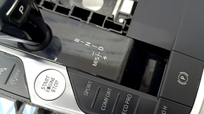 Gear shifter assembly BMW 3 G20 19-22 with handle and buttons for 360 cameras, worn button, glass defect