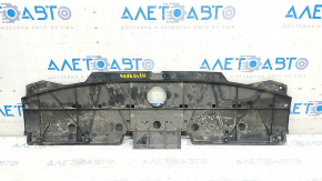 Rear bumper protection center Mazda 3 19-4d worn, torn